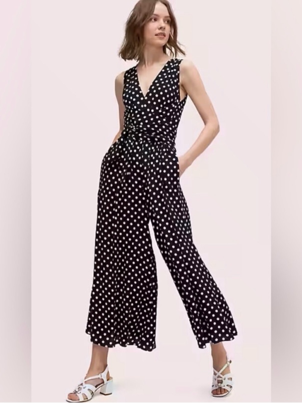 Kate Spade Black and White Polka Dot Jumper